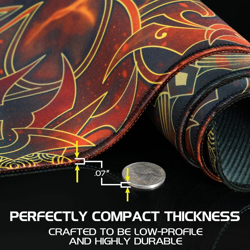 Enhance Tabletop: Card Game Playmat - Orange