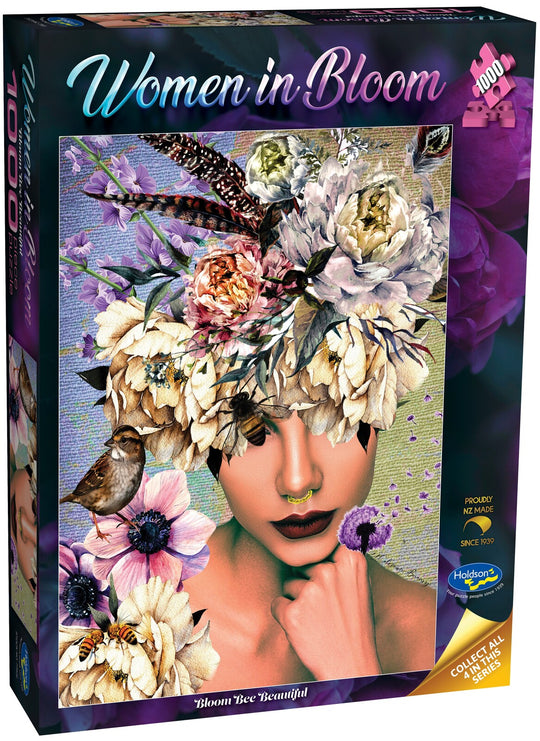 Holdson: Woman in Bloom - Bloom Bee Beautiful Puzzle (1000pc Jigsaw)