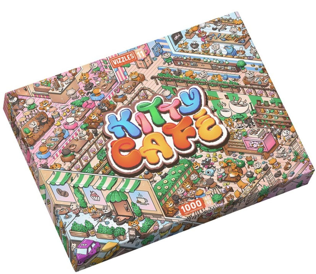 Vizzles: Kitty Cafe Puzzle (1000pc Jigsaw)