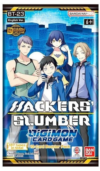 Digimon Card Game - Hacker's Slumber [BT-23] - Booster Pack (Single Booster)