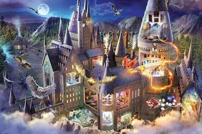 Ravensburger: Harry Potter - Hogwarts Castle Cutaway Puzzle (3000pc Jigsaw)