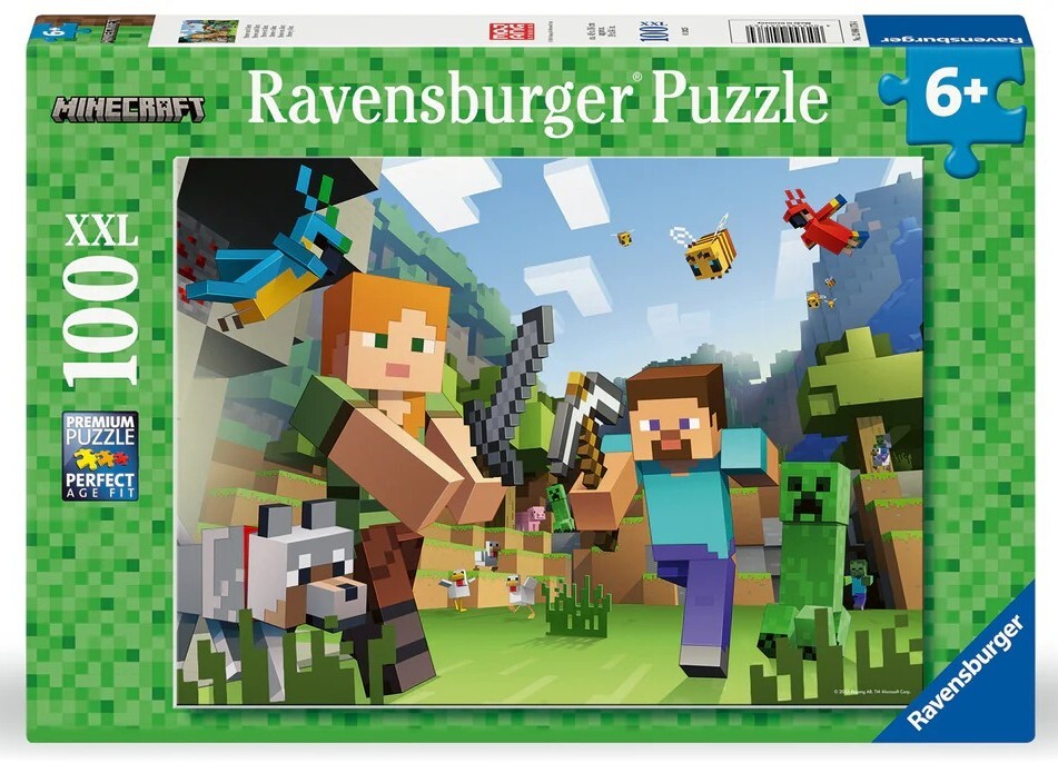Ravensburger: Minecraft - XXL Piece Puzzle (100pc Jigsaw)