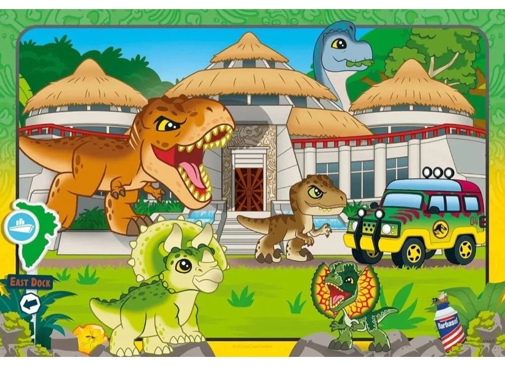 Ravensburger: Jurassic World Livin' the Wild Life! - 2in1 Puzzle Box (2x49pc Jigsaws)