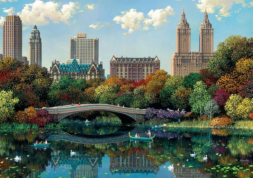 Ravensburger: New York Central Park Bow Bridge Puzzle (1000pc Jigsaw)