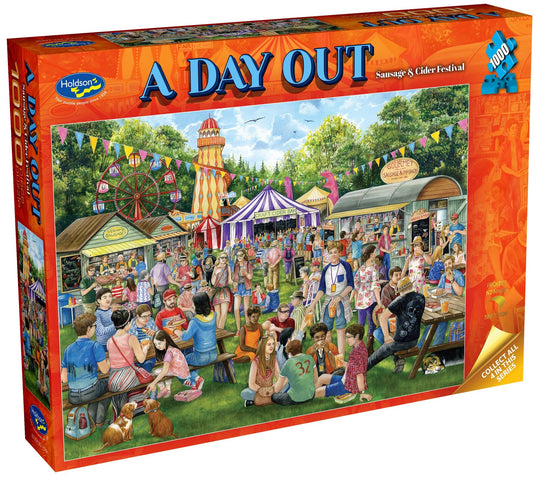 Holdson: A Day Out - Sausages & Cider Festival Puzzle (1000pc Jigsaw)