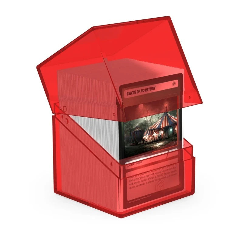 Ultimate Guard - Boulder 100+ (Transparent Ruby)