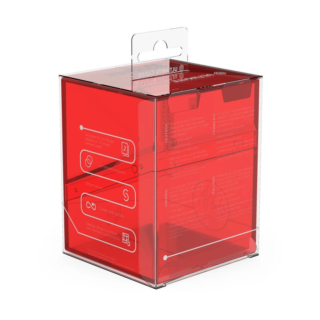 Ultimate Guard - Boulder 100+ (Transparent Ruby)