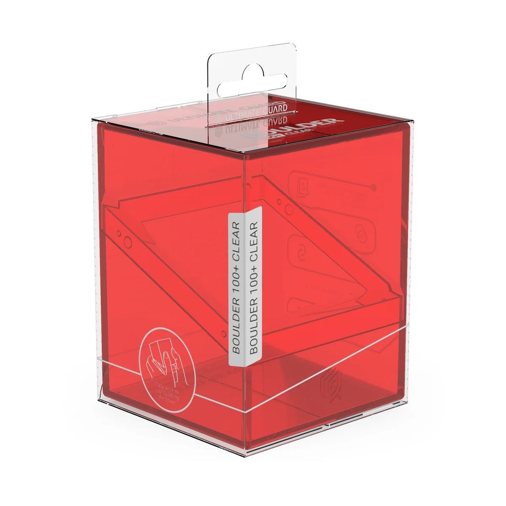 Ultimate Guard - Boulder 100+ (Transparent Ruby)