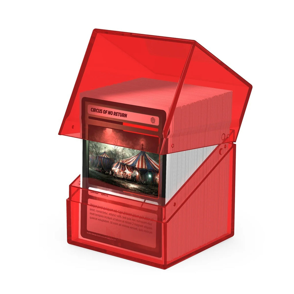 Ultimate Guard - Boulder 100+ (Transparent Ruby)