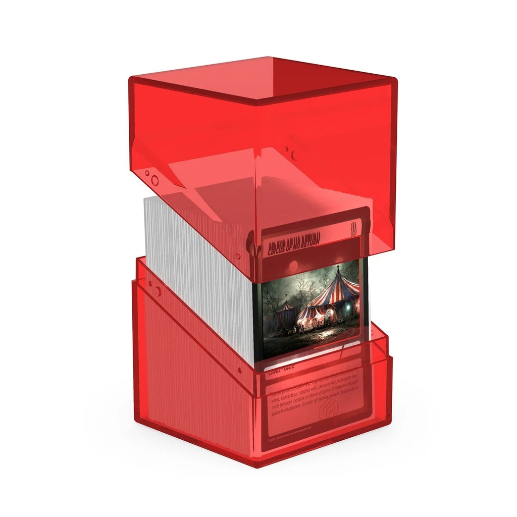 Ultimate Guard - Boulder 100+ (Transparent Ruby)