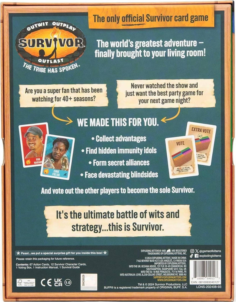 Survivor The Tribe Has Spoken (By Exploding Kittens)