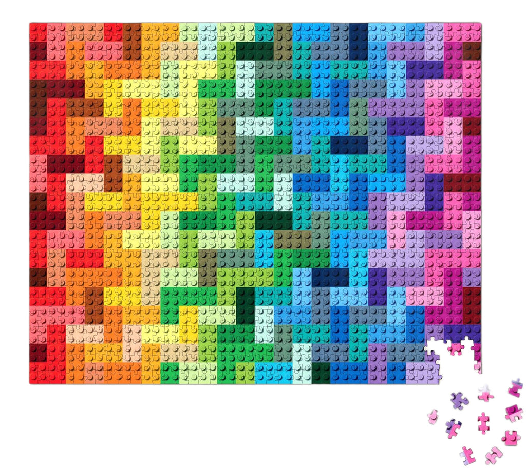 LEGO: Rainbow Bricks Puzzle (1000pc Jigsaw)