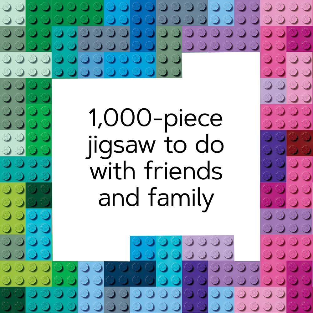 LEGO: Rainbow Bricks Puzzle (1000pc Jigsaw)