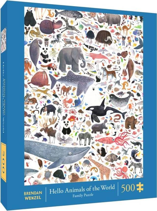 Chronicle Books: Hello Animals of the World Puzzle (500pc Jigsaw)