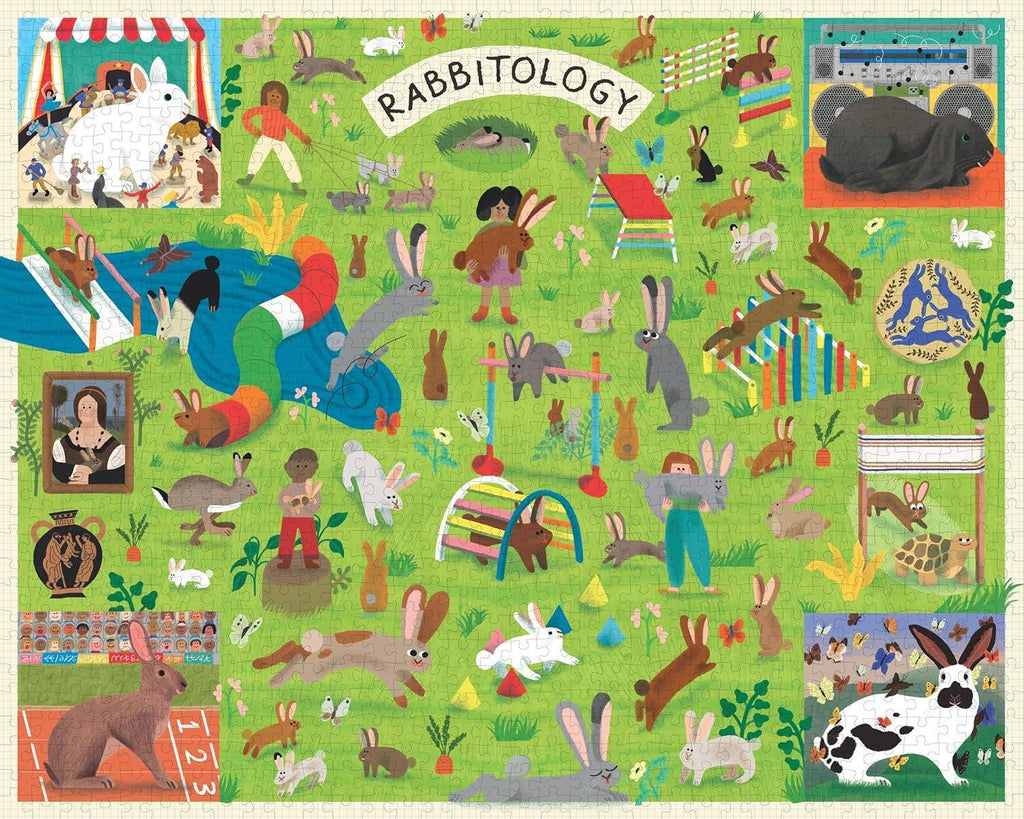 Chronicle Books: Rabbitology Puzzle (1000pc Jigsaw)