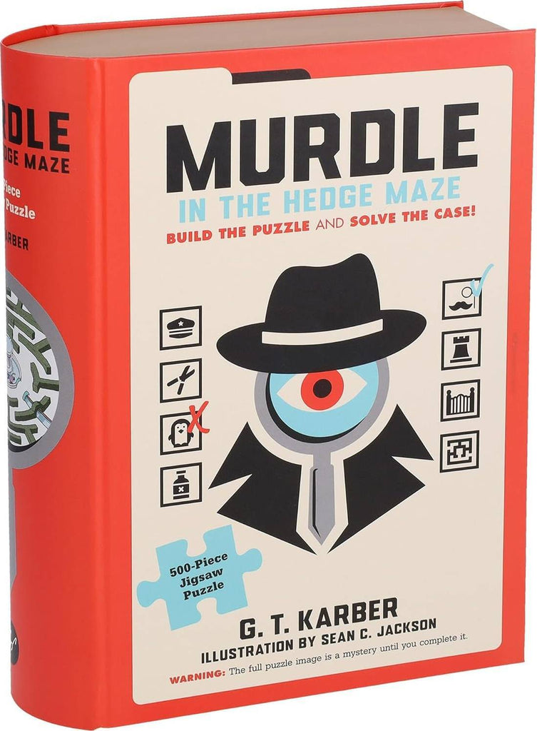 Chronicle Books: Murdle in the Hedge Maze Puzzle (500pc Jigsaw)