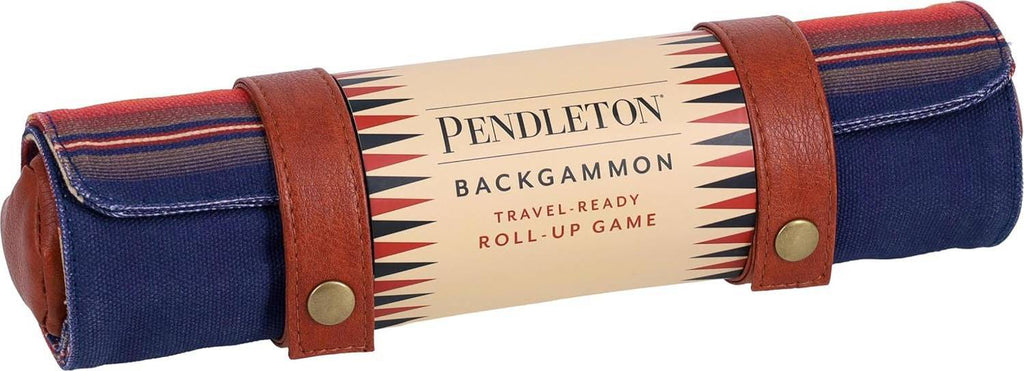 Pendleton: Serape Pattern Chess & Checkers - Travel Ready Roll-Up Edition