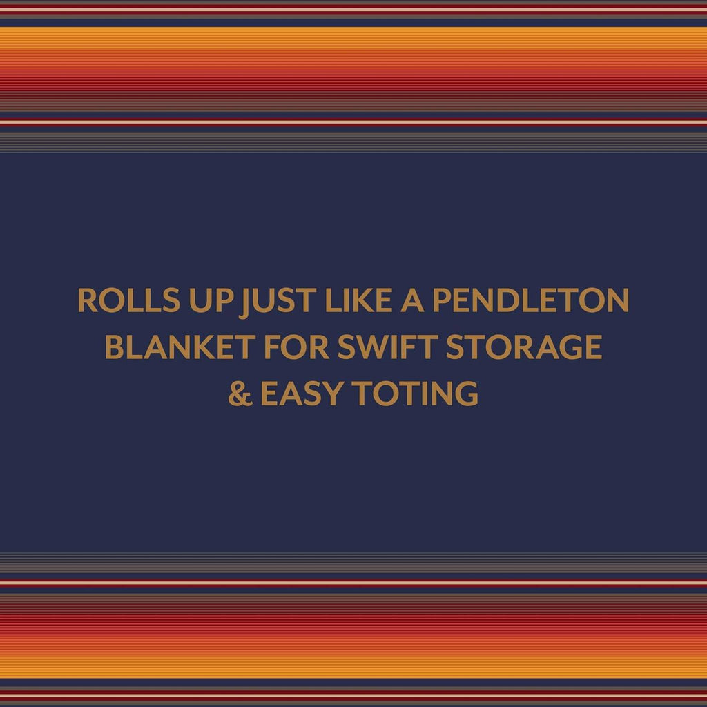 Pendleton: Serape Pattern Chess & Checkers - Travel Ready Roll-Up Edition