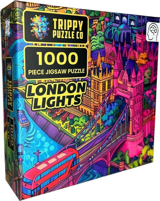 Trippy Puzzles: London Lights Puzzle (1000pc Jigsaw)