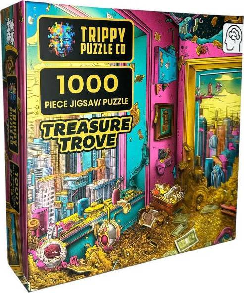 Trippy Puzzles: Treasure Trove Puzzle (1000pc Jigsaw)