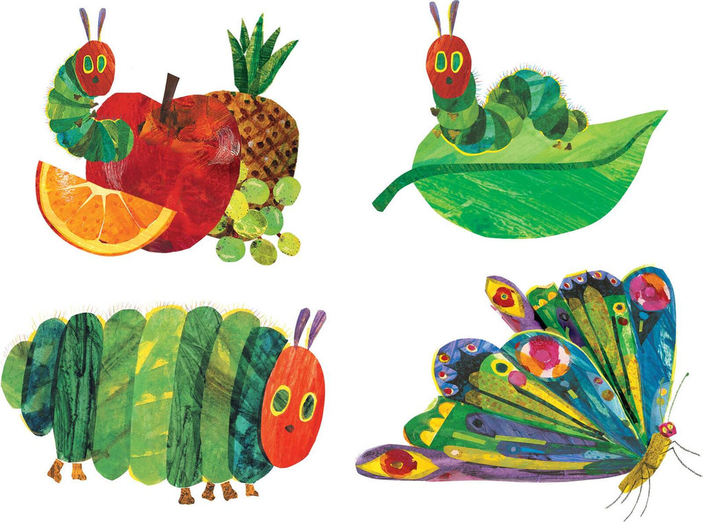 The Very Hungry Caterpillar - Shaped 4-in-1 Puzzles (3pc,6pc,9pc,12pc Jigsaws)