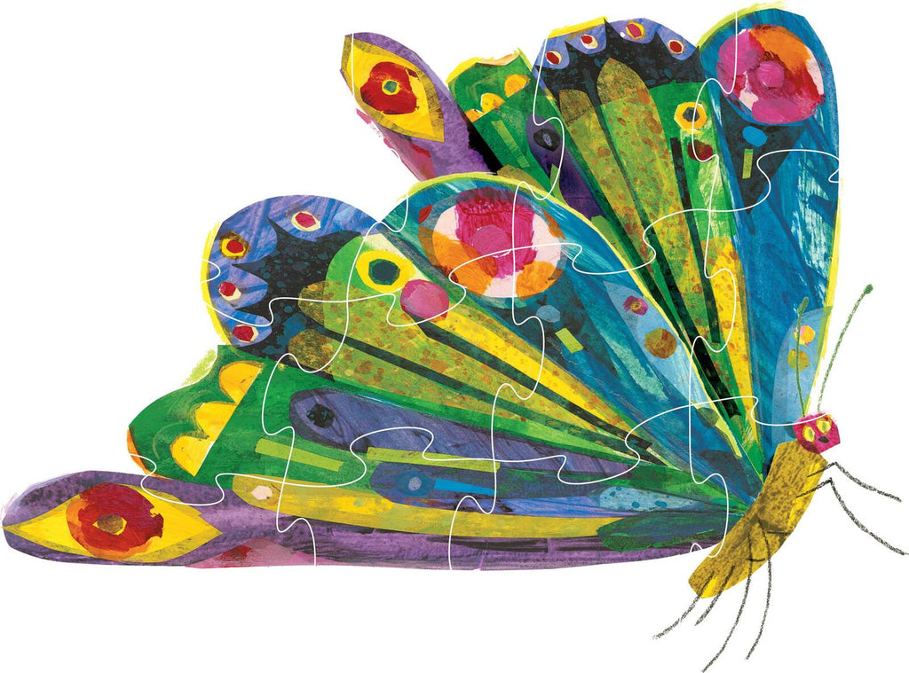 The Very Hungry Caterpillar - Shaped 4-in-1 Puzzles (3pc,6pc,9pc,12pc Jigsaws)