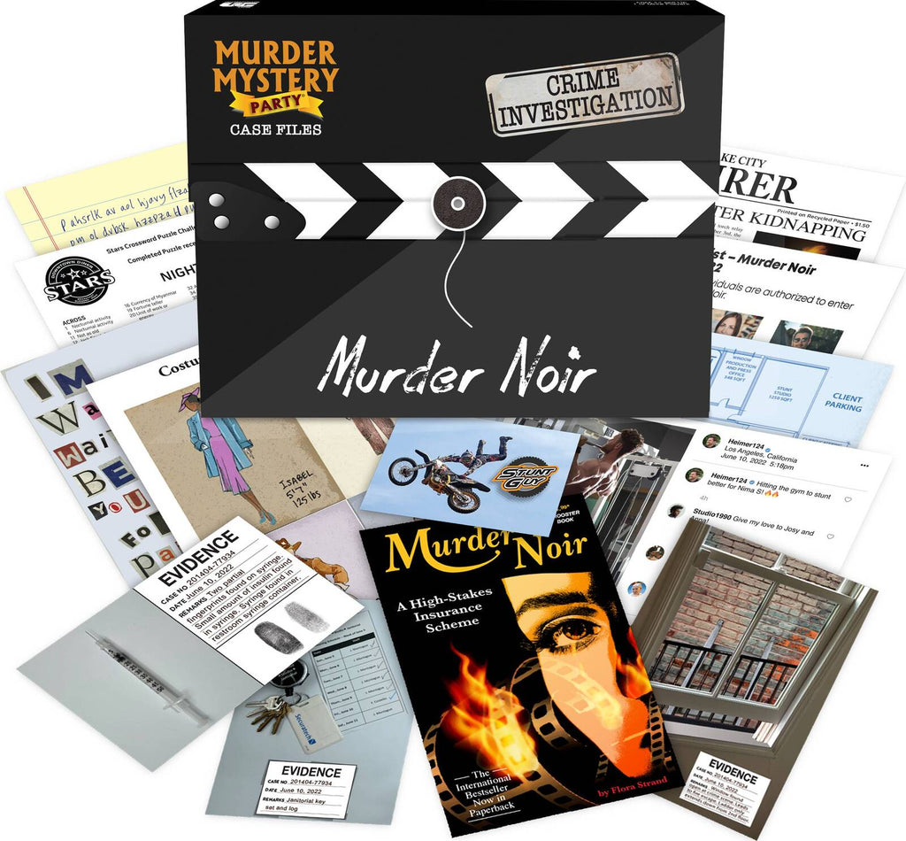 Murder Mystery Party Case Files - Murder Noir