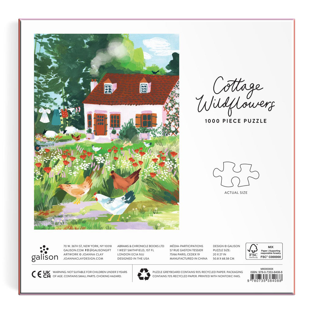 Galison: Cottage Wildflowers - 1000 Piece Puzzle