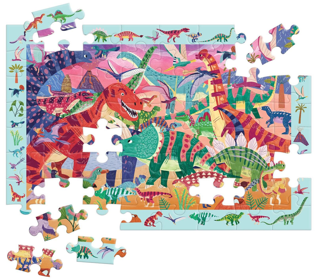 Mudpuppy: Mighty Dinosaurs - 64 Piece search and find Puzzle