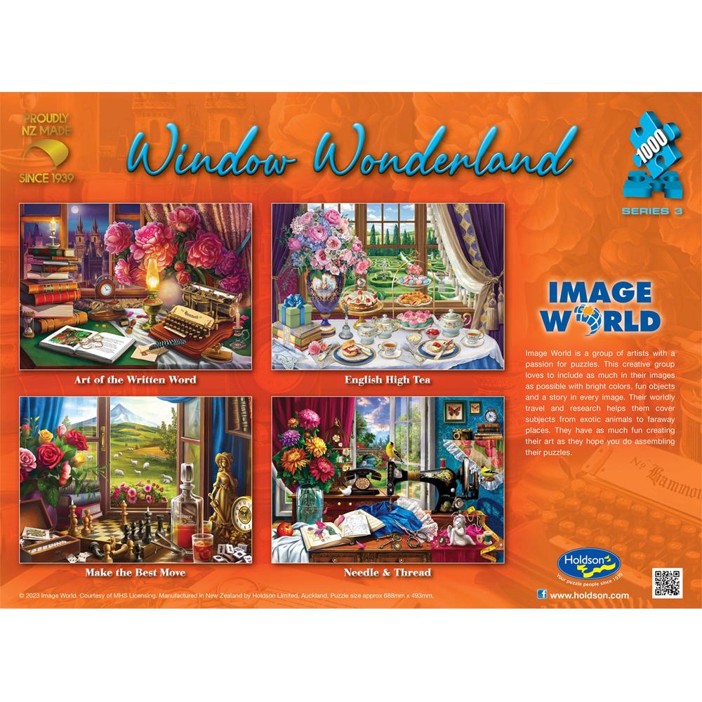 Window Wonderland: Art of the Written Word (1000pc Jigsaw)