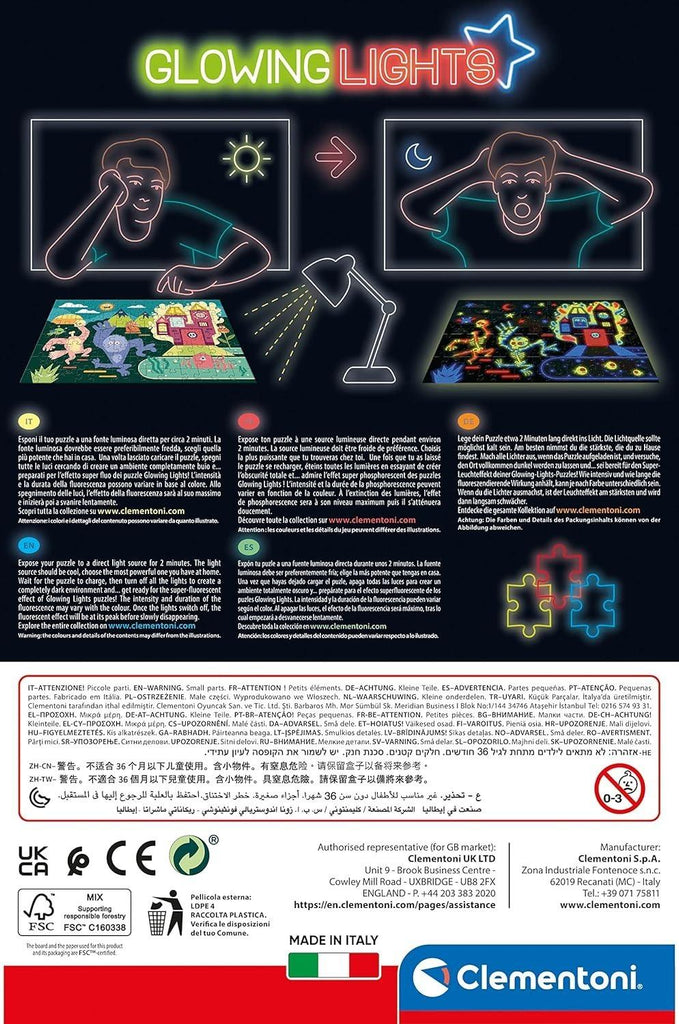 Clementoni: Paw Patrol - Glow in the Drak Puzzle (104pc Jigsaw)