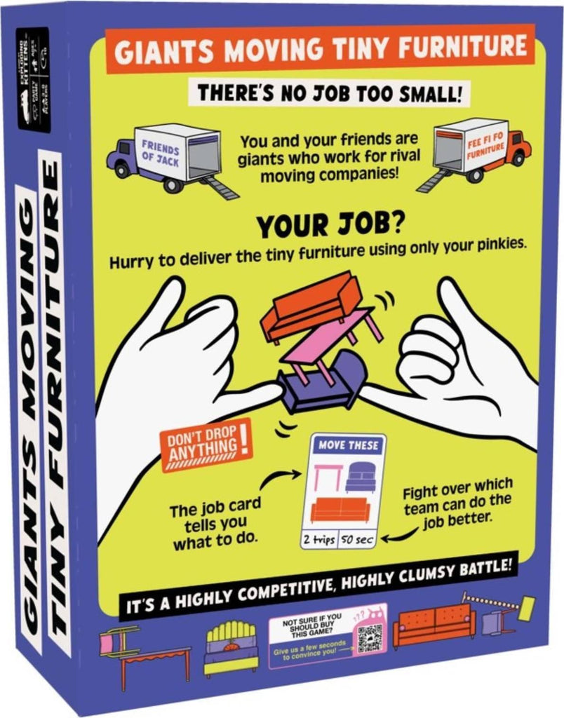 Giants Moving Tiny Furniture (By Exploding Kittens)