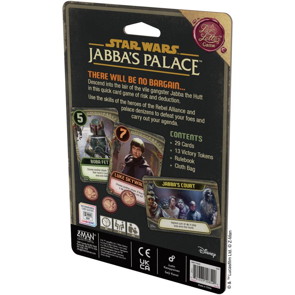 Star Wars: Jabba's Palace - A Love Letter Game