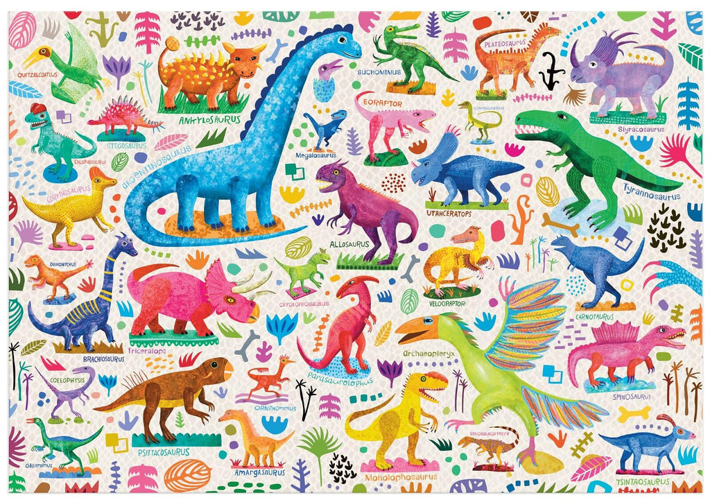 Mudpuppy: Mighty Dinosaurs - 100 piece puzzle
