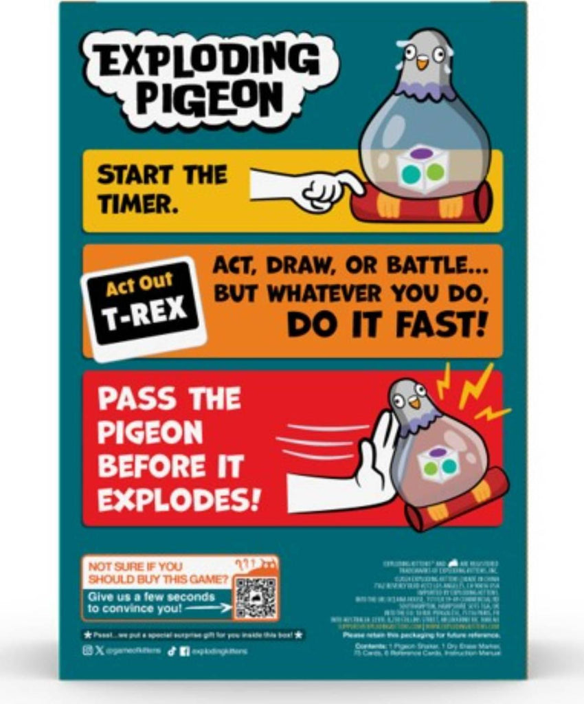Exploding Pigeon (By Exploding Kittens)
