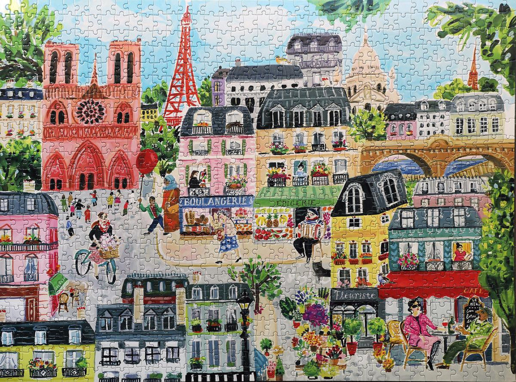 eeBoo: Paris In A Day (1000pc Jigsaw)