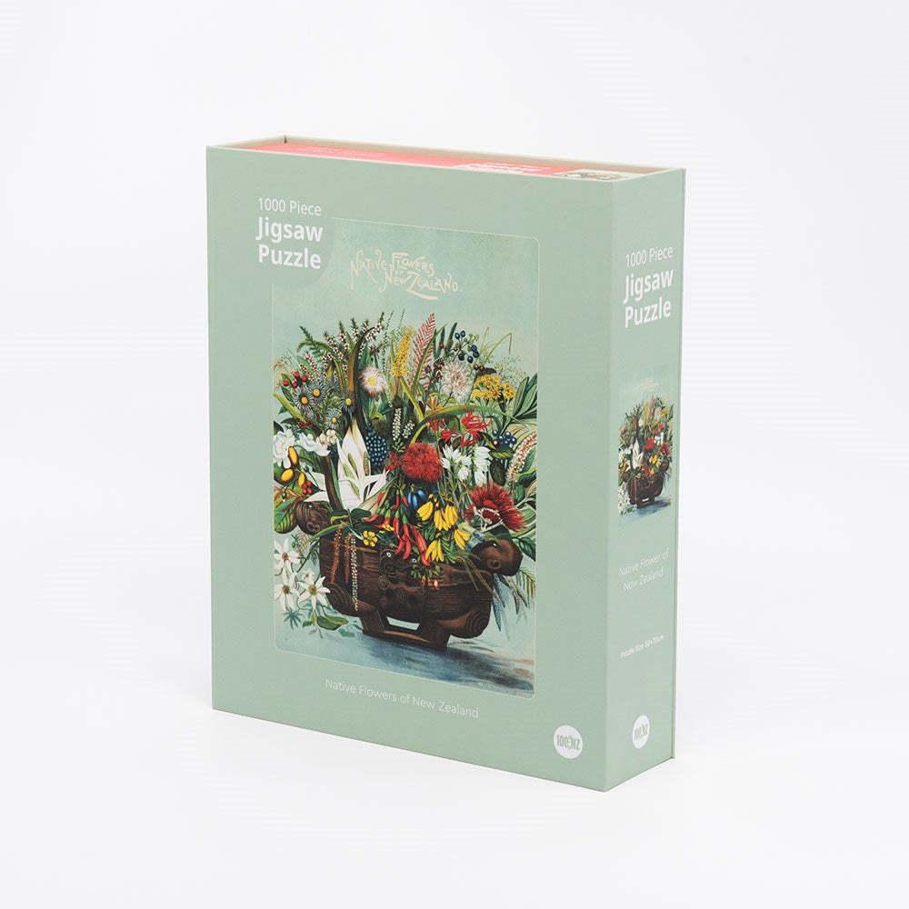 100% NZ: Native Flowers Puzzle (1000pc Jigsaw)