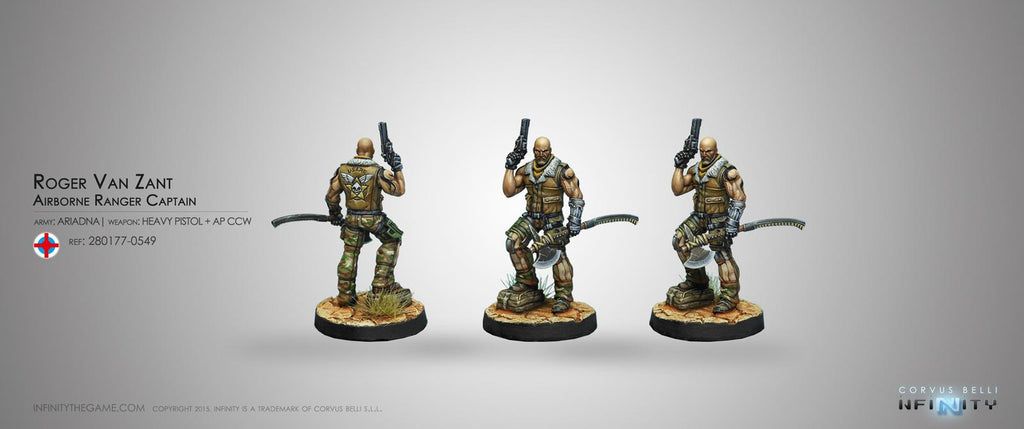 Infinity: Ariadna - Roger Van Zant (Heavy Pistol, AP CCW)