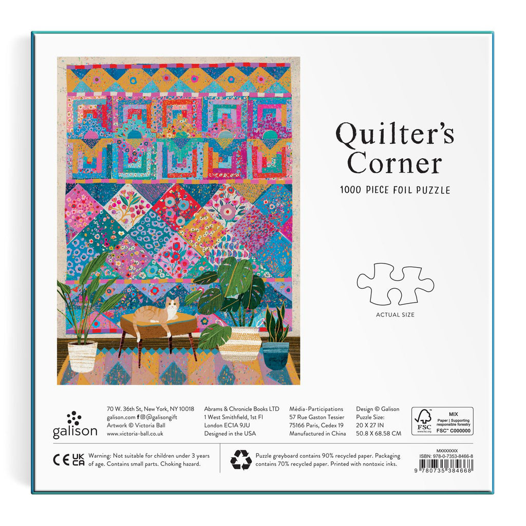 Galison: Quilters Corner - 1000 Piece Puzzle