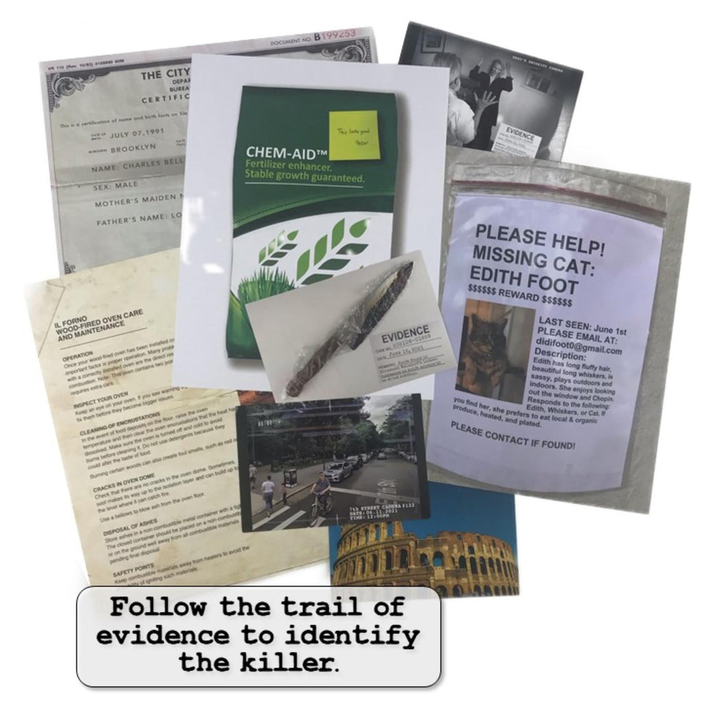 Murder Mystery Party: Case File - Death by Chefs Knife