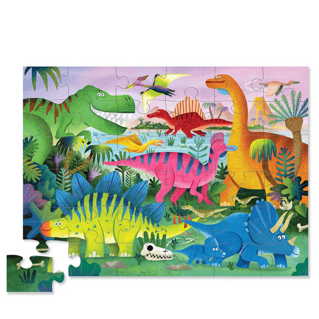 Crocodile Creek: 36-Piece Floor Puzzle - Dino Land