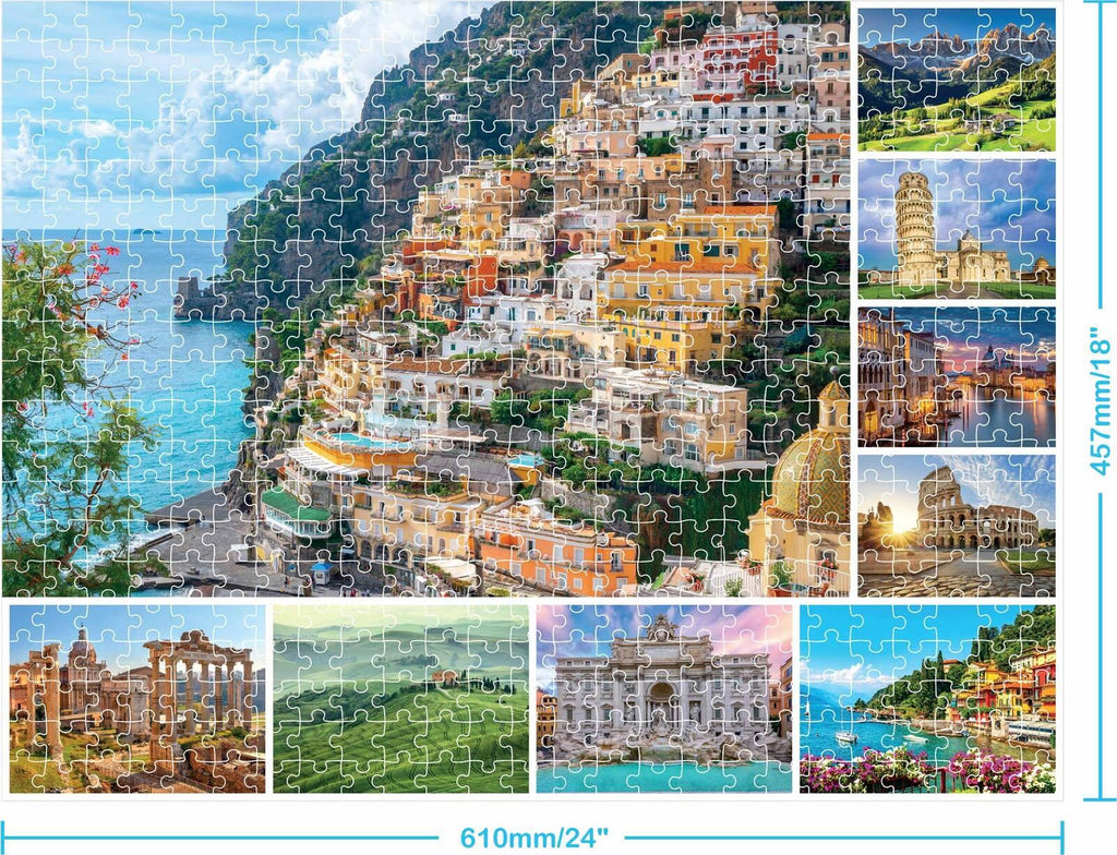 Hinkler: Mindbogglers - Take Me to Italy (500pc Jigsaw)