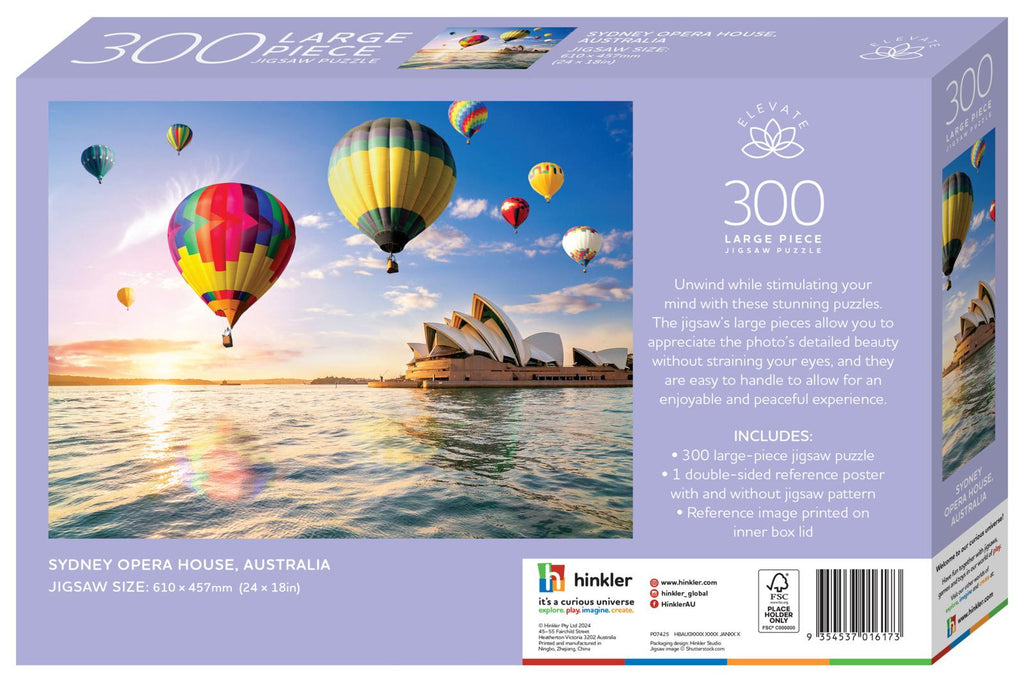 Hinkler: Sydney Opera House, Sydney, Australia - Large Piece Puzzle (300pc Jigsaw)