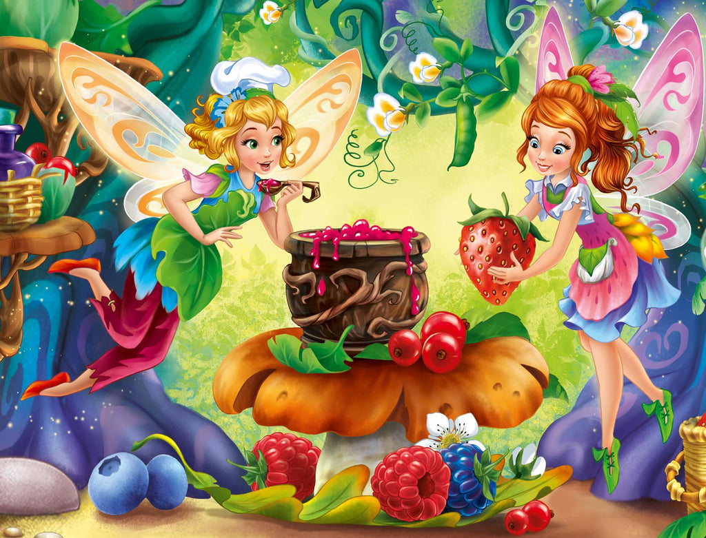 Holdson: Fairy & Princess - Frame Tray Puzzles (4x96pc Jigsaws)