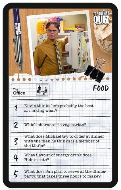 Top Trumps Quiz - The Office Edition