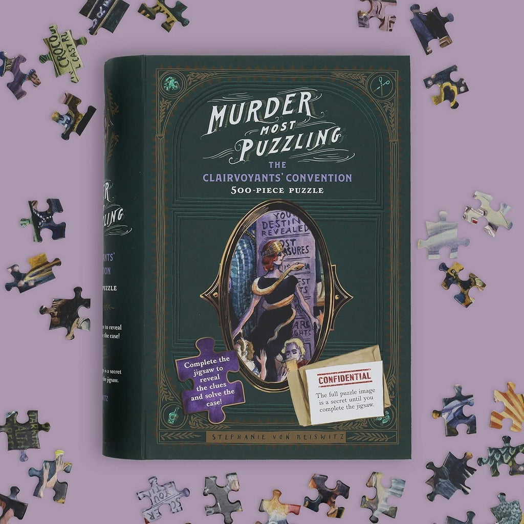 Chronicle Books: Murder Most Puzzling - The Clairvoyants' Convention Puzzle (500pc Jigsaw)