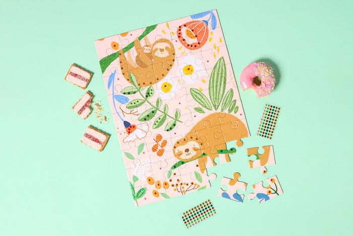 Journey of Something: Sloth - Crystal Sticker Puzzle (45pc Jigsaw)