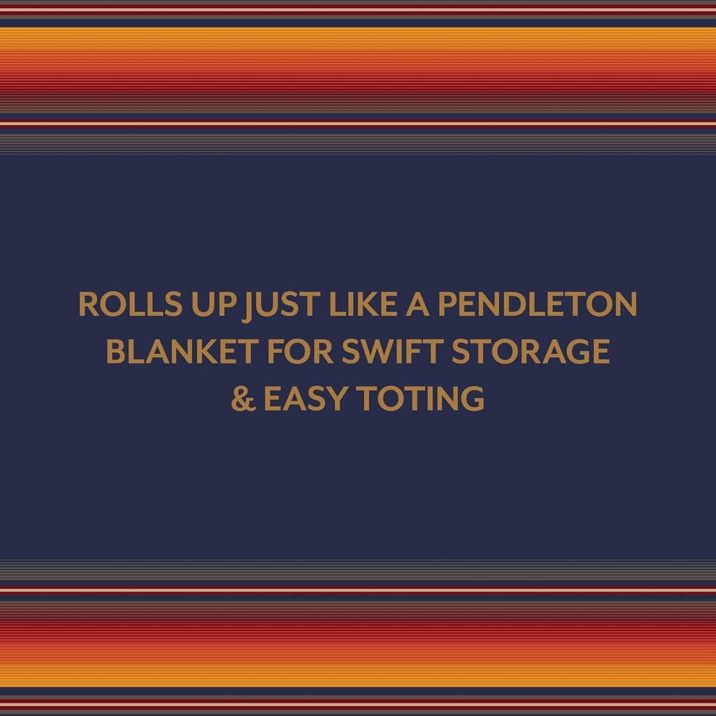 Pendleton: Serape Pattern Chess & Checkers - Travel Ready Roll-Up Edition