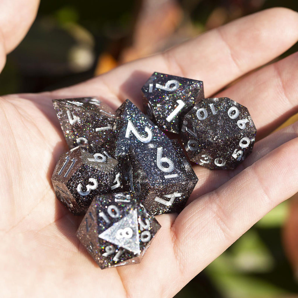 Dudley's Gallery - Warp Drive Sharp Edge Resin Dice Set