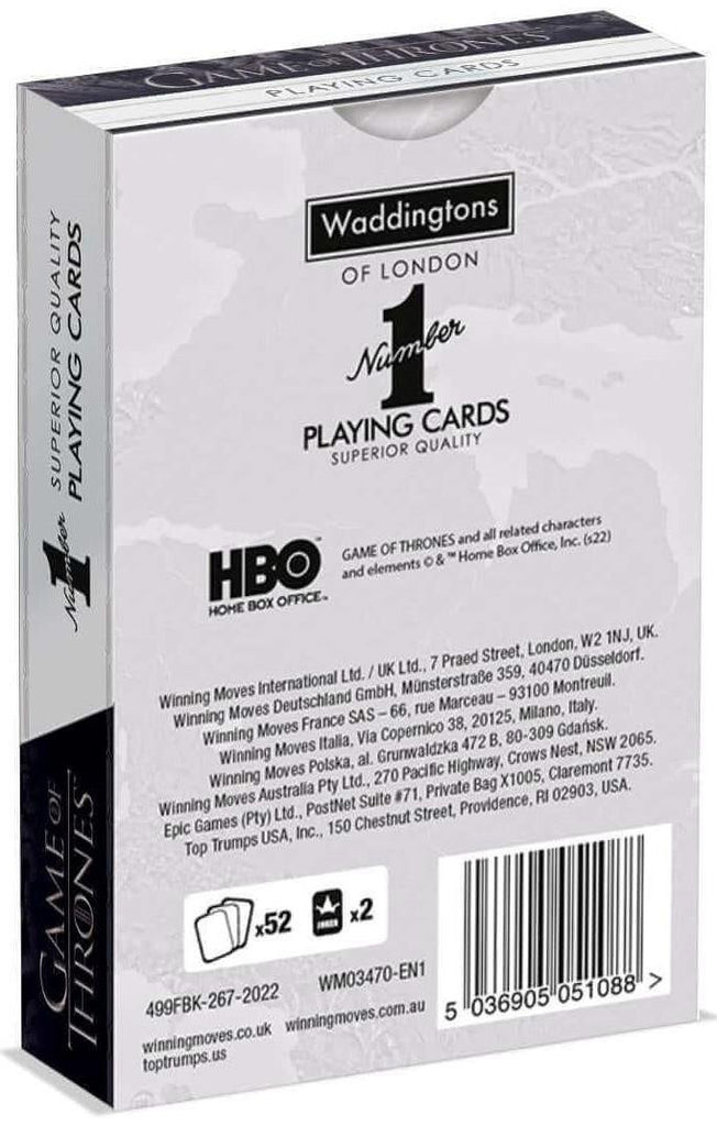 Waddingtons: Game of Thrones - Playing Cards